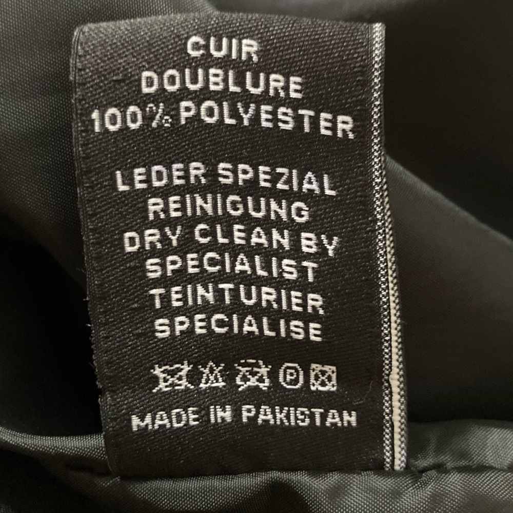 NEW Leather Moto Style “Edinburgh” Bomber Jacket Size XXL/2XL - Picture 11 of 15